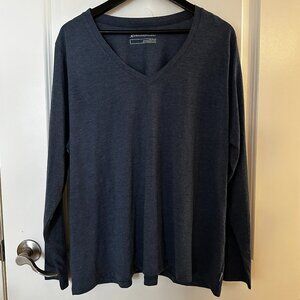 Women's Eddie Bauer Long-Sleeve V-Neck T-Shirt Size xxl NWOT